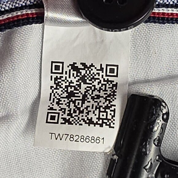 Tommy Hilfiger Men Shorts Size 40 Blue White Seersucker Preppy EUC Beach Striped - Picture 8 of 13